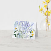 Lavender Meadow - Impressie Kaart (Gele Bloem)