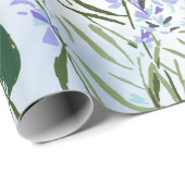 Lavender Meadow Impression Wrapping Paper Cadeaupapier (Rol Hoek)