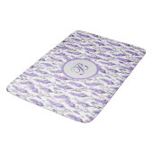 Lavender Meadows Monogram Badmat (Gekanteld)