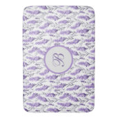 Lavender Meadows Monogram Badmat (Voorkant Verticaal)