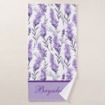 Lavender Meadows Monogrammed