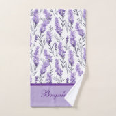Lavender Meadows Monogrammed Bad Handdoek (Handdoek)