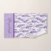 Lavender Meadows Monogrammed Bad Handdoek (Handdoek)