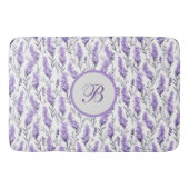 Lavender Meadows Monogrammed Badmat (Voorkant)