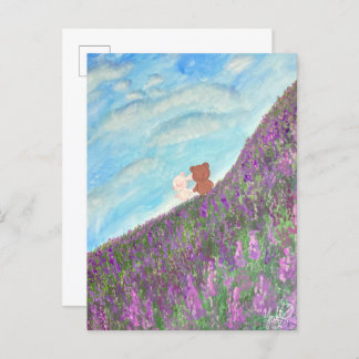 "Lavender Memory" Postcard & Envelope Set Briefkaart