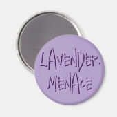 Lavender Menace Magneet (Voorkant / Achterkant)