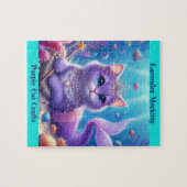 Lavender Merkitty Legpuzzel (Horizontaal)