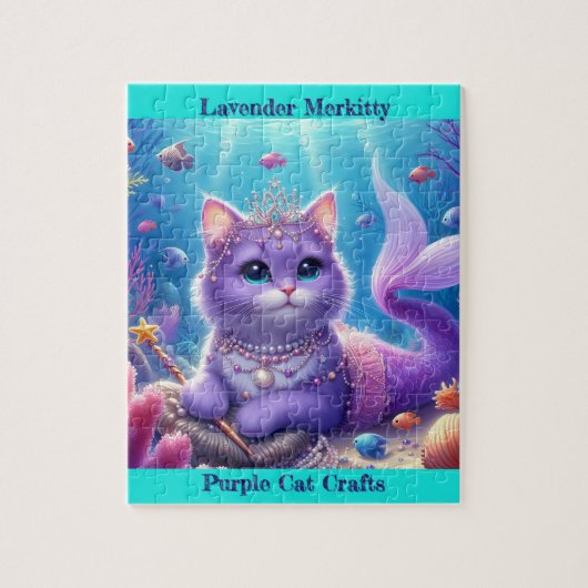 Lavender Merkitty Legpuzzel (Verticaal)