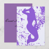 lavender mermaid vooruit kaart (Voorkant / Achterkant)