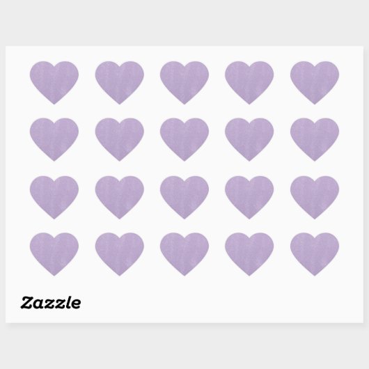 Lavender Mess Hart Sticker (Vel)