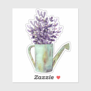 Lavender met bijtende bewatering  sticker