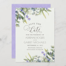 Lavender met Eucalyptus en Greenery Wedding