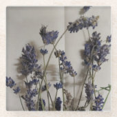 Lavender met schroefdraad glazen onderzetter (Voorkant)