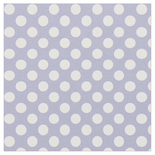 Lavender met White Polka Dot Fabric Stof (Close Up)
