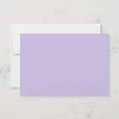 Lavender Mint Waterverf Peonies Geometric RSVP (Achterkant)