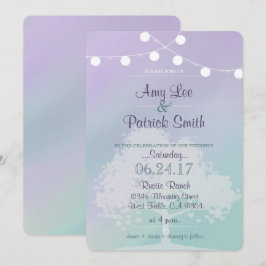 Lavender Mint Wedding Uitnodiging