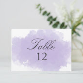 Lavender Mist | Tafelnummerkaart Kaart (Staand voorkant)