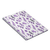 Lavender Mist Watercolor Ferns and Botanical Leave Notitieboek (Rechterzijde)
