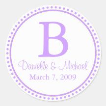 Lavender Monogram