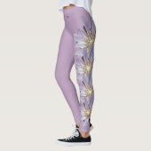 Lavender Montana Bitterroot State Flower Leggings (Links)