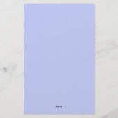 Lavender Monthly Planner Layout Art Briefpapier (Achterkant)