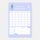 Lavender Monthly Planner Layout Art Post-it® Notes (Voorkant)