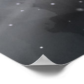 Lavender Moon Fairy over Crescent Moon Fantasy Art Poster (Hoek)