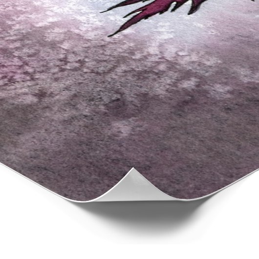 Lavender Moon Fairy Poster Print (Hoek)