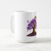 Lavender Moon Tree Classic Mok (Voorkant links)