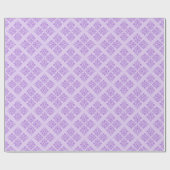 Lavender Moroccan Damask Cadeaupapier (Vlak)