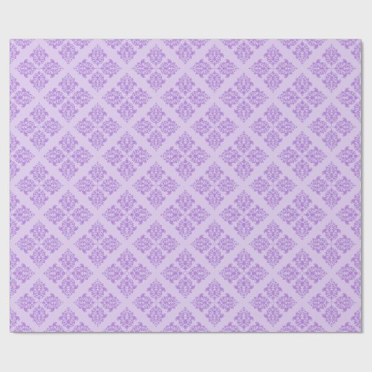 Lavender Moroccan Damask Cadeaupapier (Vlak)