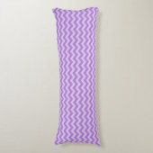 Lavender Moroccan Moods Chevrons Lichaamskussen (Voorkant Verticaal)