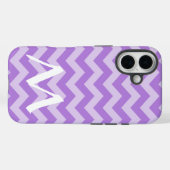Lavender Moroccan Moods Chevrons with Monogram Case-Mate iPhone Case (Achterkant (horizontaal))