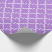 Lavender Moroccan Moods Quatrefoil Cadeaupapier (Hoek)