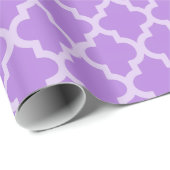 Lavender Moroccan Moods Quatrefoil Cadeaupapier (Rol Hoek)