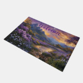 Lavender Mountain Valley bij zonsopgang Deurmat (Schuin)