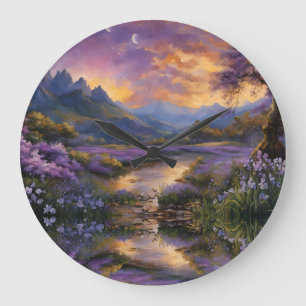 Lavender Mountain Valley bij zonsopgang Grote Klok
