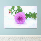 Lavender Mum Painted Wrapped Canvas Afdruk (Insitu (Houten vloer))