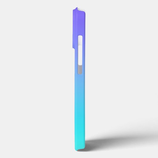 Lavender naar Aqua Blauwgroen verloop Case-Mate iPhone Case (Achterkant / Links)