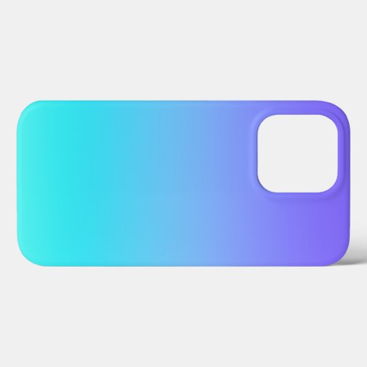 Lavender naar Aqua Blauwgroen verloop Case-Mate iPhone Case (Achterkant (horizontaal))