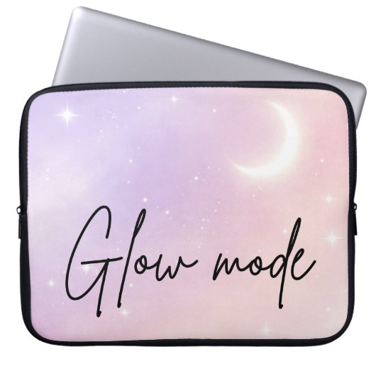 Lavender nevel en blos aura AI-kunst  Laptop Sleeve (Voorkant)
