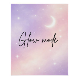 Lavender nevel en blos aura AI-kunst Perfect Poster