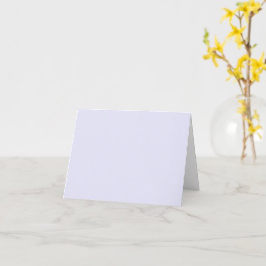 Lavender Note Kaart (Gele Bloem)