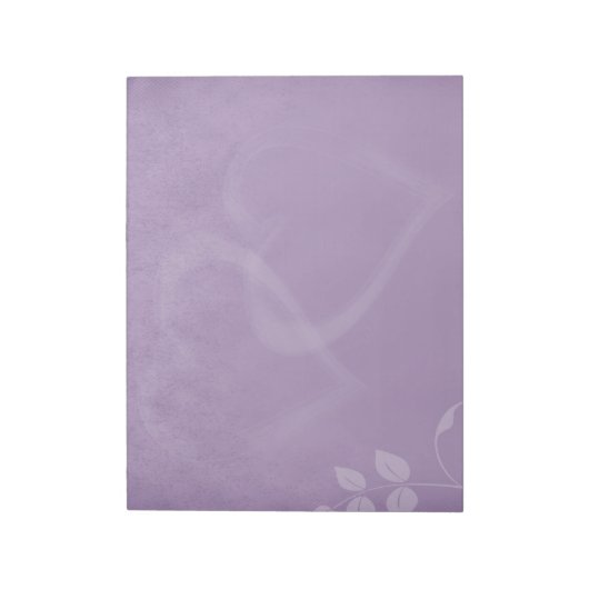 Lavender  notitieblok (Linkerzijde)