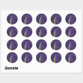 Lavender of Provence Ronde Sticker (Vel)