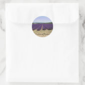 Lavender of Provence Ronde Sticker (Tas)