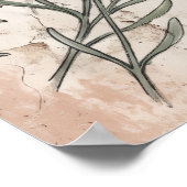 Lavender Olijf Botanische Kunst Poster (Hoek)