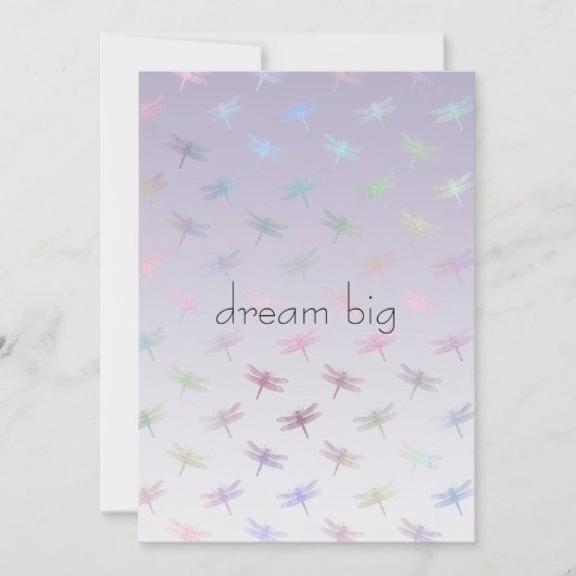 Lavender Ombre Rainbow Dragonflies (Voorkant)