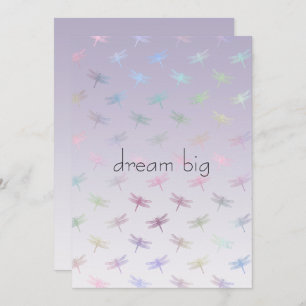 Lavender Ombre Rainbow Dragonflies