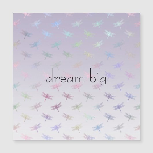 Lavender Ombre Rainbow Dragonflies (Voorkant)